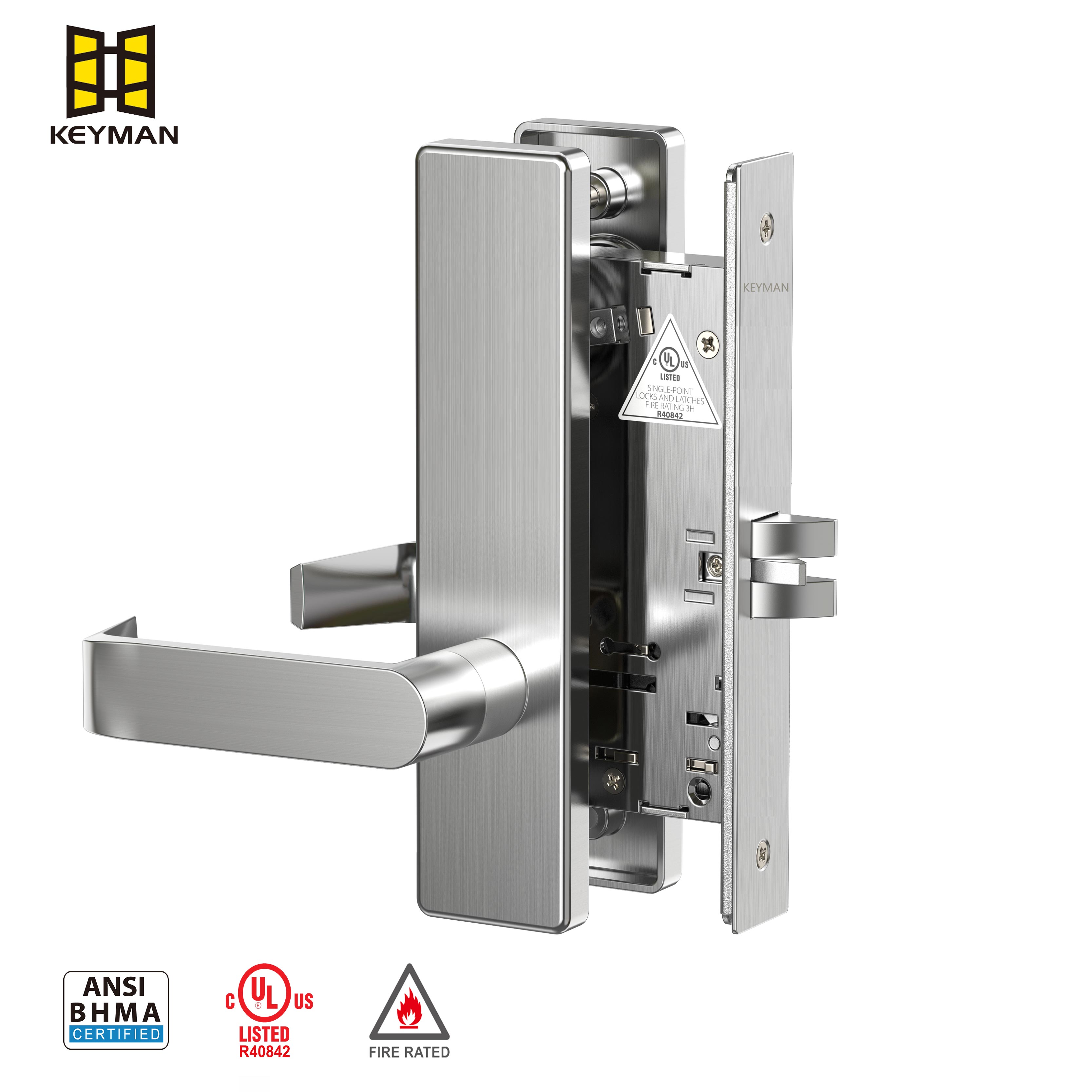 ansi grade 1 mortise lock ansi 1 级插芯锁.jpg