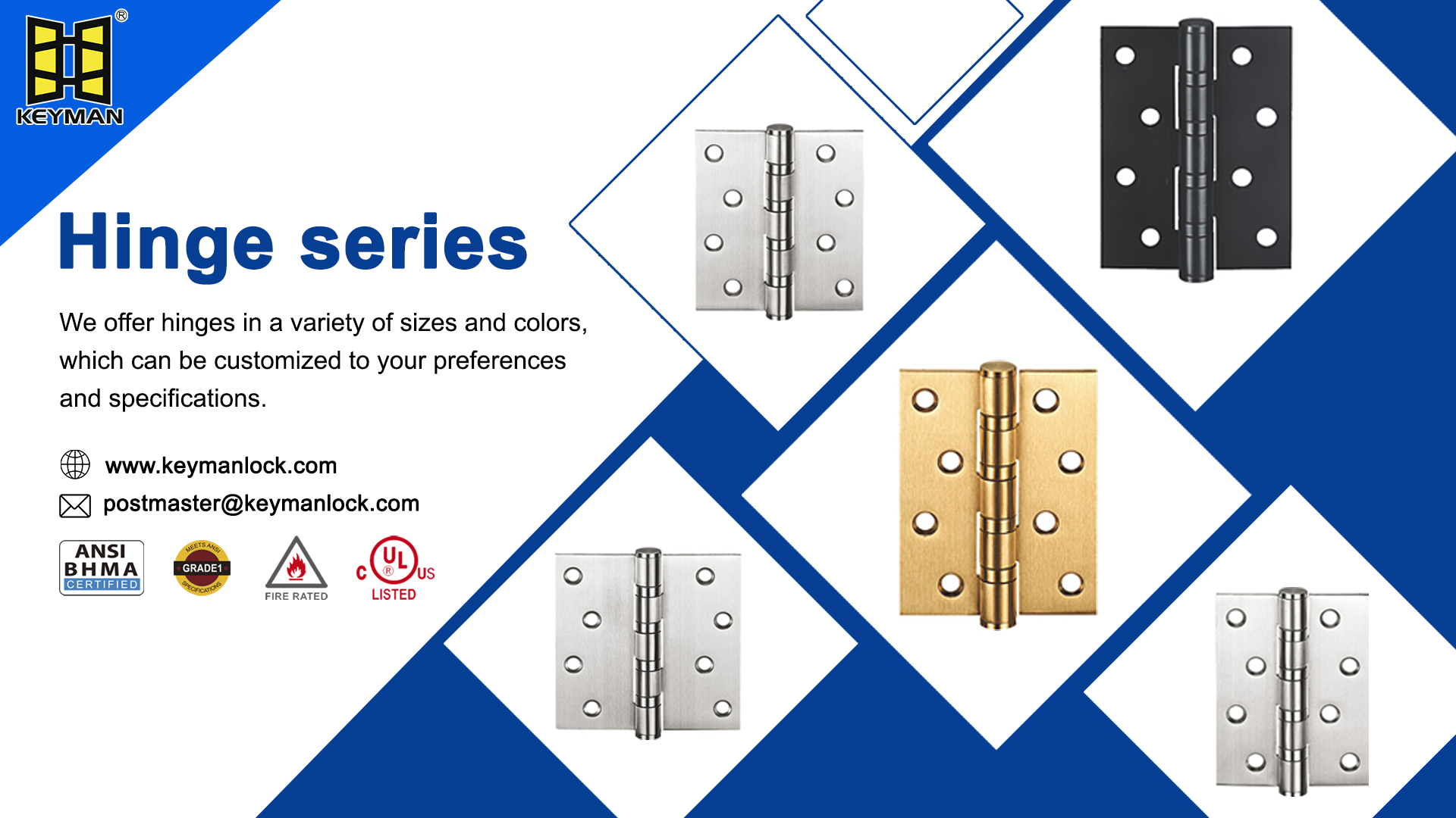 fire rated hinges 防火铰链