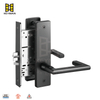 Matt Black Black ul ANSI级I级防火SFIC圆柱体入口门Mortise Lock M705