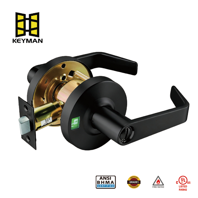 KEYMAN 商用门锁耐用高流量使用非常适合商用浴室门、占用指示器、隐私锁、背面饰面