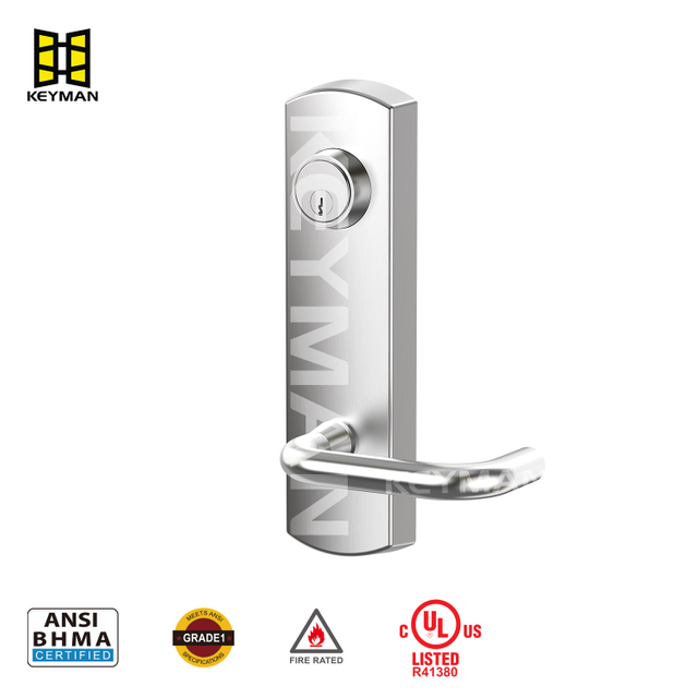 Keyman ANSI/BHMA A156.3 重型边缘出口装置 – 符合消防和建筑规范