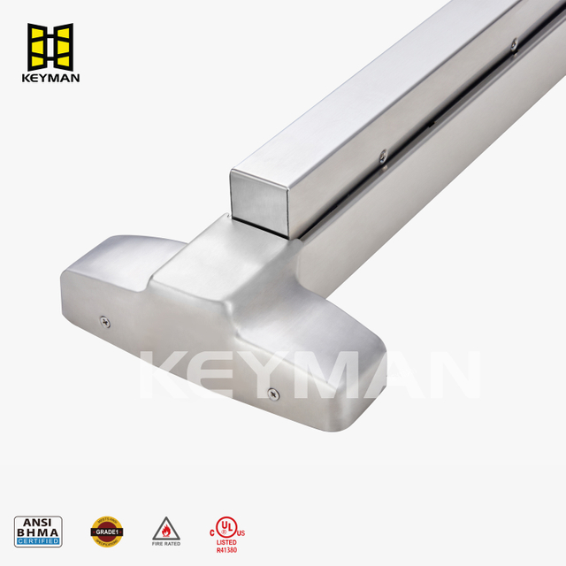 Keyman ANSI 1 级榫眼紧急装置商业推杆适用于学校和医院 X901-M