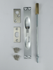 KEYMAN 标准手动埋头螺栓，带 12 英寸杆，适用于金属门型号 QK8008